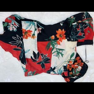 Floral print small blouse  for sale!